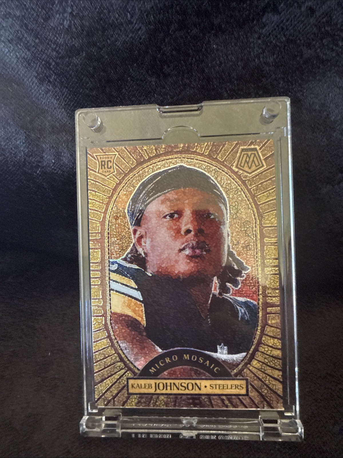 Kaleb Johnson Panini Mosaic Micro Mosaic #4 Base