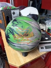 USED - Bowling Ball - 15lb Radical "ZIGZAG" - PLUGGED and RESURFACED