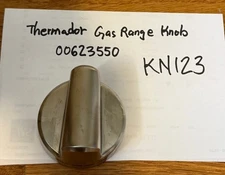 Thermador Gas Range Control Knob 00623550 in Stainless Steel KN123