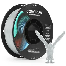 Rapid PLA 1.75mm 1KG Grey High Speed 3D Printer Filament Accurate Fast Printing