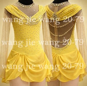 slim fit dress slacks Coffee Figure Skating Dress Wear Women's Girls' Long Sleeve Ice Skating Dress, Child 8 / Coffee