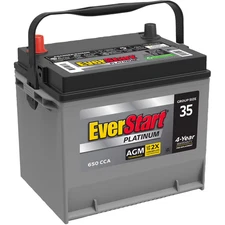 EverStart Platinum BOXED AGM Automotive Battery, Group Size 35 12 Volt, 650 CCA
