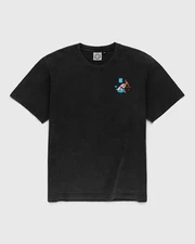 Carne Bollente Deep Diving Tee Shirt Washed SS22 Black XL | Erotic Embroider