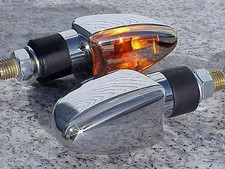 Full Chrome Arrow Turn Signals For Honda Kawasaki Suzuki Yamaha