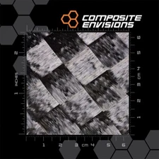 Carbon Fiber Fabric Plain Weave 12k 2.65oz/90gsm Spread Tow-Sample