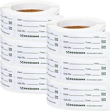 Outus 1500 Pieces Food Labels for Catering Date Storage Stickers 1 X 2 Inch Remo