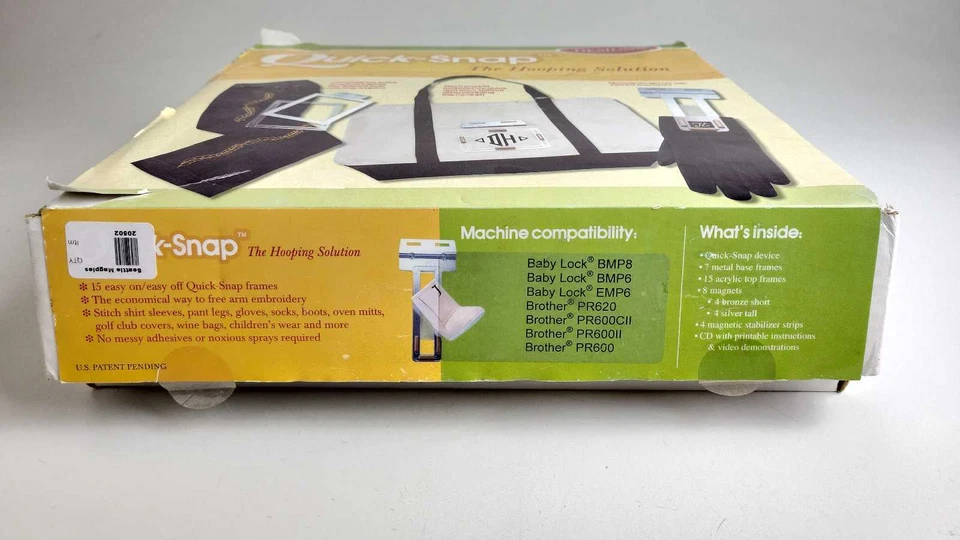 Quick-Snap The Hooping Solution Designs Machine Embroidery Frames - Large Lot - Image 2 of 4