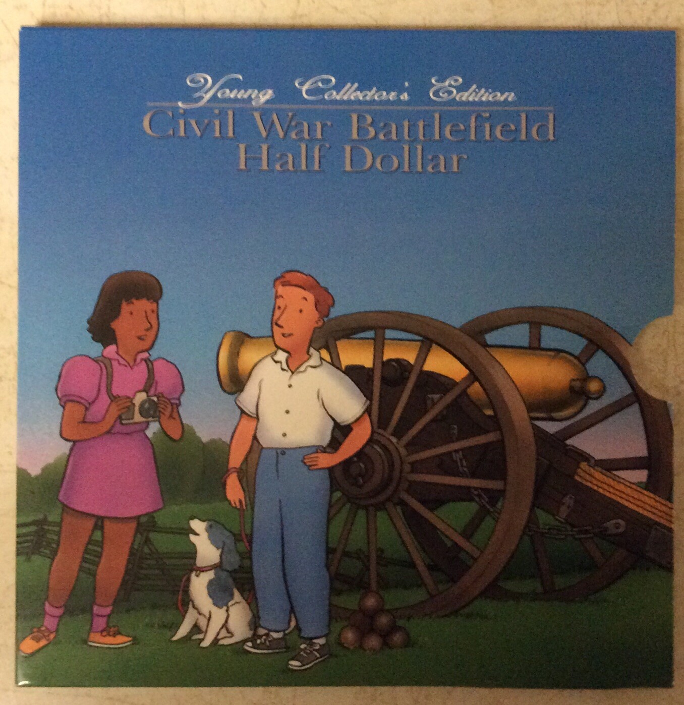 1995 S Civil War Battlefield Half Dollar Young Collector's Edition Commemorative