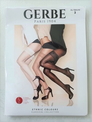 GERBE BAS UP ETHNIC COLORS 15 DEN GRÖSSE 3 NATURFARBE REF 28845