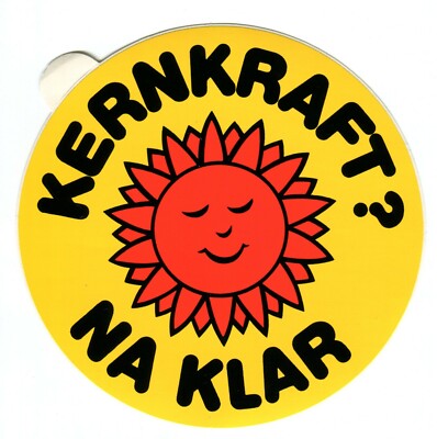 Aufkleber CSU KERNKRAFT? NA KLAR