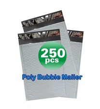 SuperPackage® 250 #0 6 X 9 Poly Bubble Mailers Padded Envelopes 250PB#0