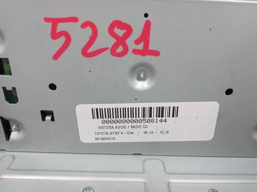 861400H010 Sistema Audio Radio per TOYOTA AYGO (B4) X-Cite 2015 508144 - Foto 7 di 10