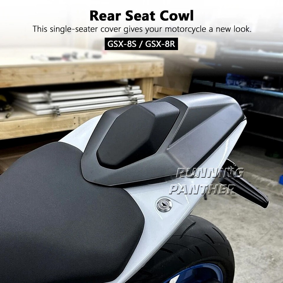 Accessoires achter Motorcycle Pillion Passenger Rear Seat Cover Cowl Solo Voor Y&amaha YZF 600 R6 2008-2012 2013 2014 2015 2016(White