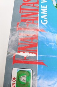 Final Fantasy 1990 Nintendo NES World Map / Enemy Chart NES-FF-USA(B)