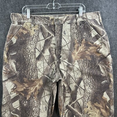 Vintage Carhartt Pants Men 40X32 Dungaree REALTREE Camo Duck