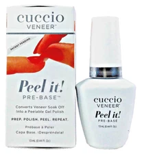 Cuccio Veneer Peel It! Pre-Base Coat 0.44oz/13ml Peelable Gel Polish Desprendela