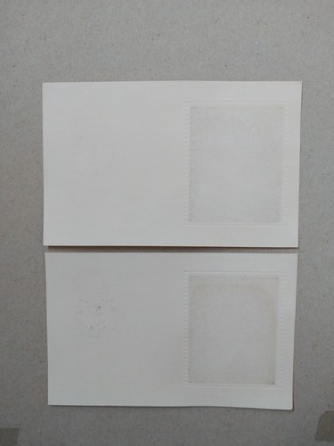 US 1981 Robert Morris 13c Colorano Silk FDI Postal Card , Set Of 2 - Picture 2 of 2