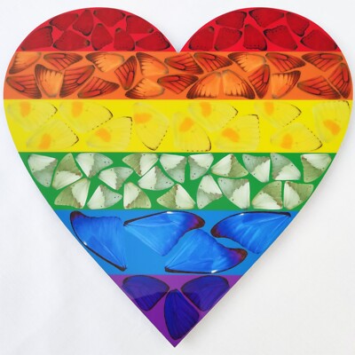 Damien Hirst   Butterfly Heart (Small)   HENI H7-4