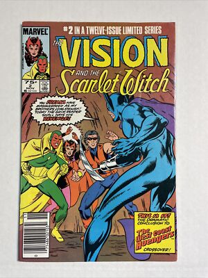 Vision and the Scarlet Witch 2 VG/F 1985 Marvel comic Reaper