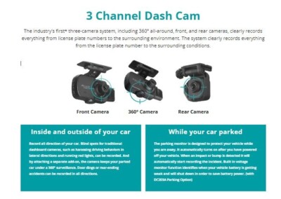 CARMATE DC4000RA DASHCAM D'ACTION 360 | eBay