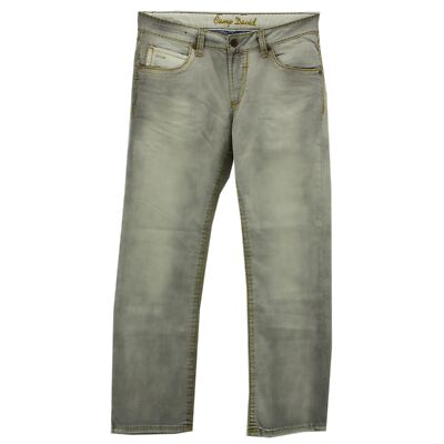 CAMP DAVID Herren Jeans Hose NICOR611 Straight Stretch lightgrey grau 27181