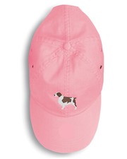 Caroline's Treasures Welsh Springer Spaniel Embroidered Pink Baseball Cap Hat