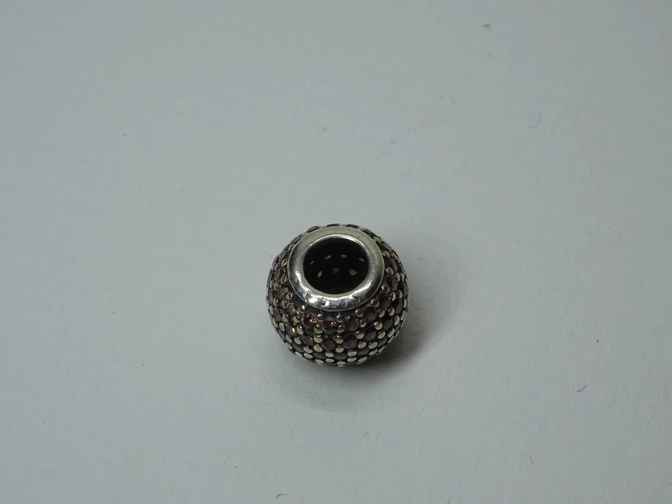 Original Pandora  Element 791051BCZ Pave Kugel  Spacer 925 Silber Charms Nr.33 - Bild 2 von 2