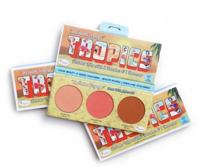 ''theBalm Voyage'', (TROPICS) Power Trio With (2)BLUSH (1)BRONZER