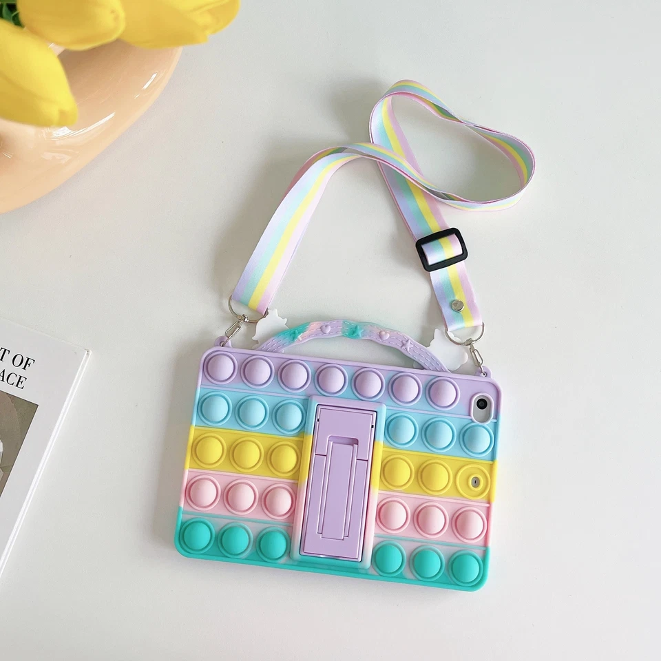 Pop Fidget Toys Push Bubble Case Cover For Samsung Tab A 8 A7 Lite 8.7" S6 T500 - Image 3 of 4