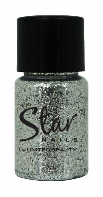 Star Nails Nail Art Staub Silber 4G