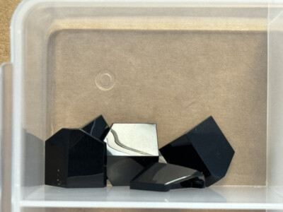LEGO Parts - Black Slope, Curved 33 2 x 2 Double Inverted - No 1762 - QTY 5