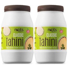 All-Natural Sesame Tahini Paste 100 Pure Rich Creamy Ground Sesame Seed ...