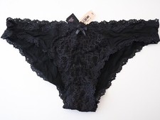 NEW Victoria's Secret VTG Dream Angels Smooth Satin Cheekini Panties LARGE