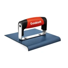 Goldblatt Concrete Edger Tool 6x6" Steel Edger 1/2"R 5/8"D Concrete Finish Tools