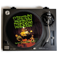 MARILYN MANSON Turntable Slipmat for Vinyl Records 12" DJ Slip Mat rock vinyls