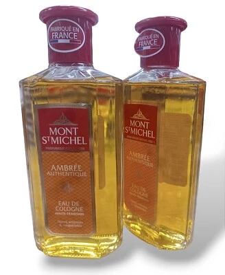 Eau De Cologn St Miche Ambrée Authentique, LaVeritable, 250 ml, Naturelle.(Pro)