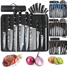 Kitchen Knife Set 8 Piece Stainless Steel Chef Knife Set Ultra Sharp Cleaver