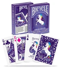 Bicycle UNICORN Purple Playing Cards