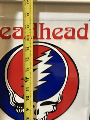 Grateful Dead Steal Your Face Deadhead Parking Only Sign from 1999