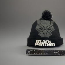 Marvel Black Panther Knit Hat Beanie Youth Size