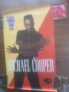 Michael Cooper   1987   Love Is Such A Funny Game  Promo Poster  Con Funk Shun