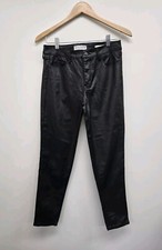 Social Standard By Sanctuary Ankle Skinny Pants Women' Sz 6 Faux Leather Black