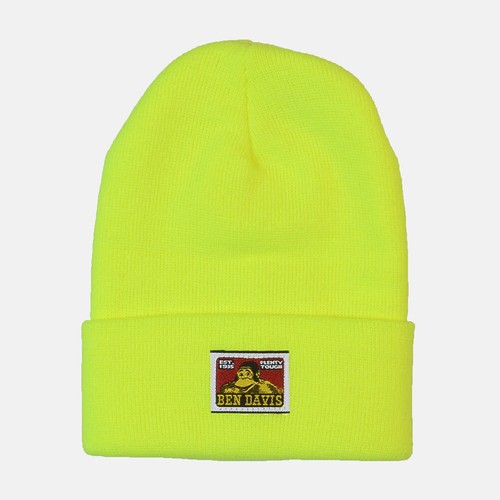 Ben Davis Beanie Unisex Acrylic Cuffed Knit Hat Mens Double Layered Casual Cap - 第 8/38 張圖片