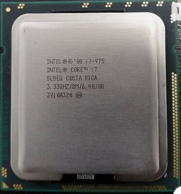 Intel Core i7-975 Extreme Edition 3.33GHz Quad-Core (AT80601002274AA) Processor