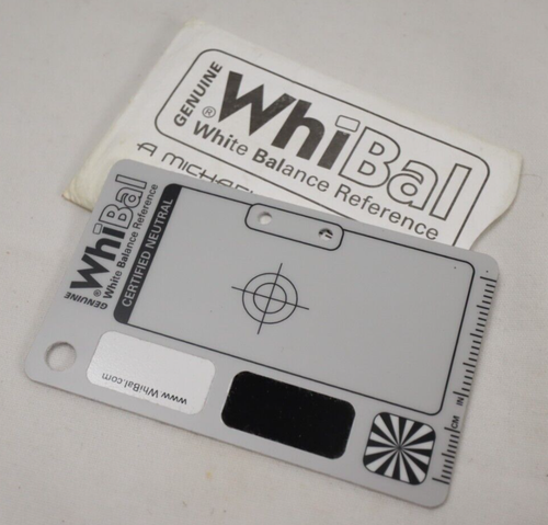 Gray Card WhiBal G7 White Balance Card Pro Photography Essential