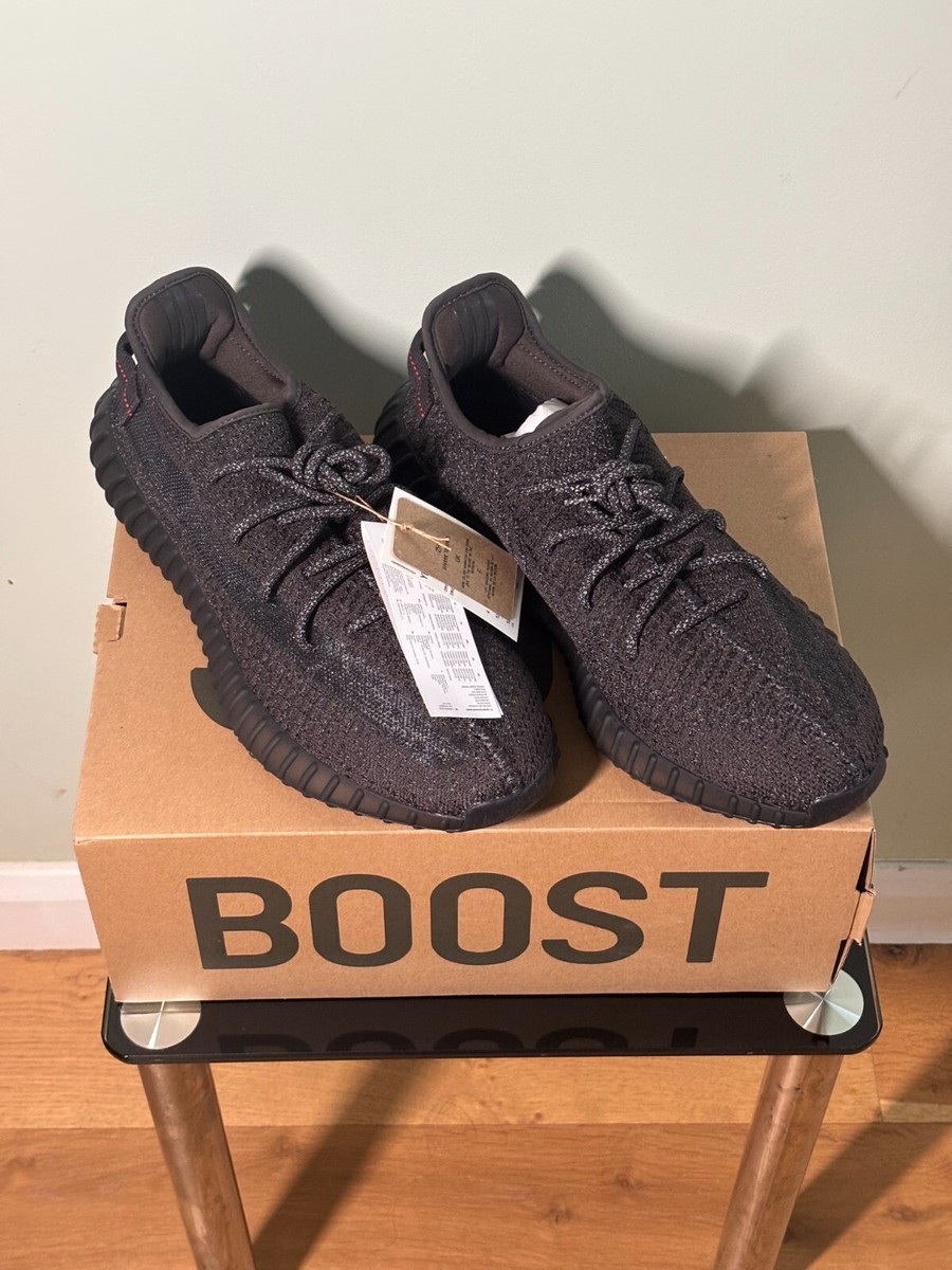 Size UK adidas Yeezy Boost 350 V2 Static Black Reflective