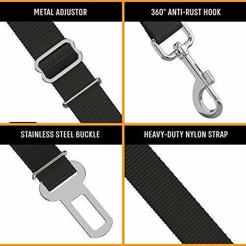 Pets Universal Dog Seat belt,Adjustable Dog Car Seat Belt,Pet Seat