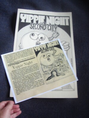yippie poster COPY chicago 8 hippie protest 60's hoffman skip WILLIAMSON COMIC 