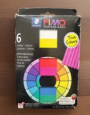 Fimo Professional True Colours Pack Of 6 Modelling Clay 6 X (85g Larger) New