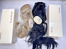 New Old Stock Global Doll Wigs CHYNA 13-14 Blonde Black Long with Bangs
